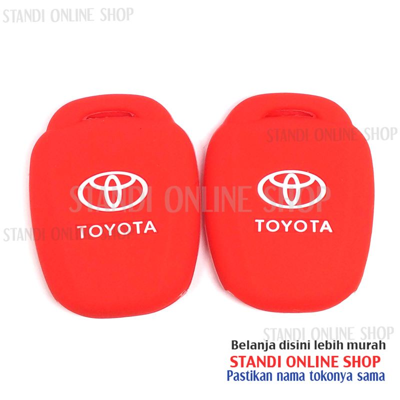 Silicone Remote Cover Sarung Kunci Keyshirt Toyota All New Yaris G E Sienta E