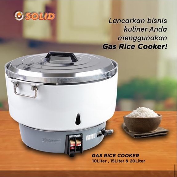 Solid Rice Cooker Gas SL-GRC 515T (15 Liter)