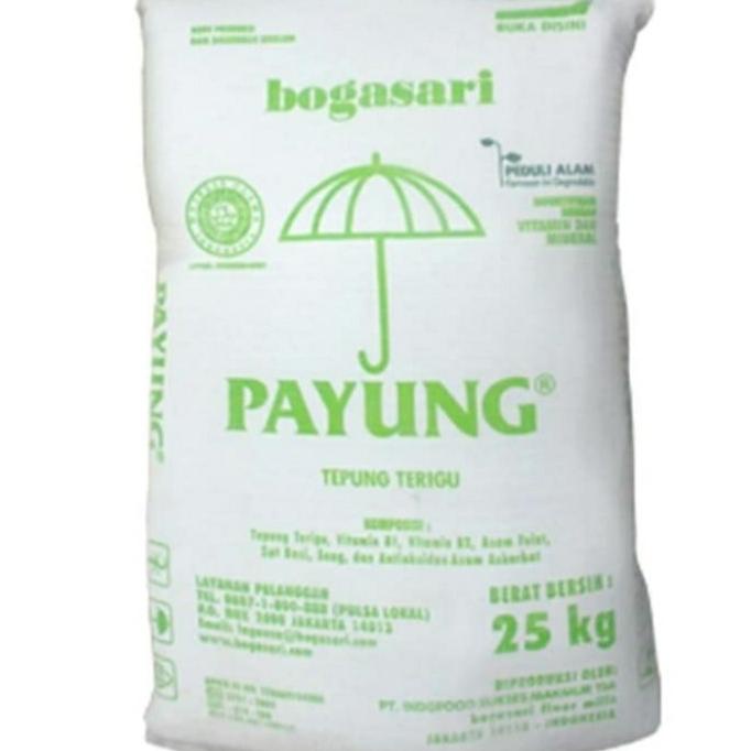 

[COD] Tepung Terigu Payung 25 Kg [COD]