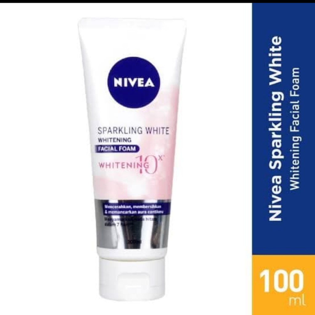 Nivea Sparkling white whitening facial foam 100 ml