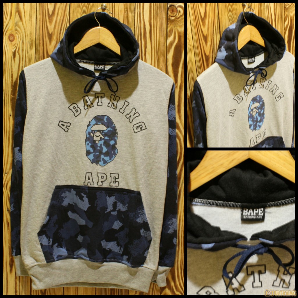 JAKET BATHING APE BAPE KATUN HOODIE FULL HANG TAG ORI