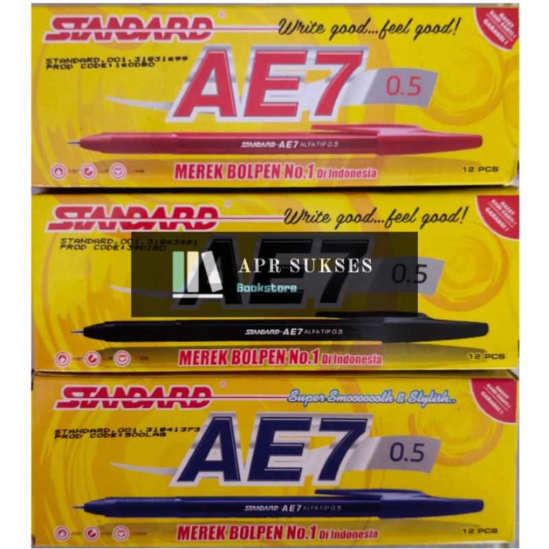 

(PENA MURAH) PENA STANDARD AE7 / PULPEN STANDARD AE7