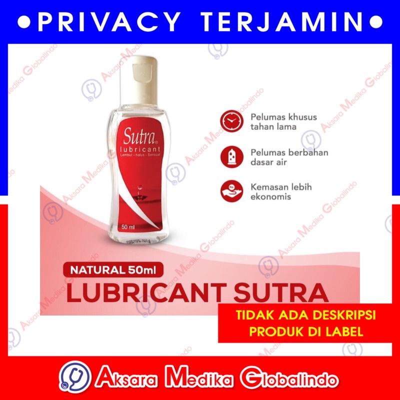 SUTRA LUBRICANT GEL 50ML PELUMAS GEL PELUMAS SUTRA