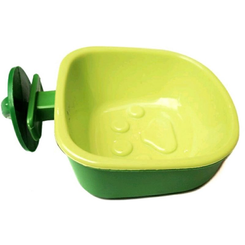 TEMPAT MAKAN KOTAK JEPIT 2 IN 1 / TEMPAT MAKAN MINUM KUCING / TEMPAT MAKAN MINUM