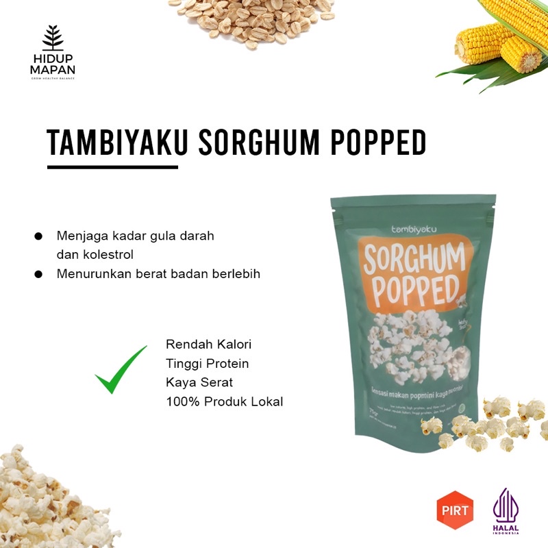 

Sorghum Popped Tembiyaku - Snack