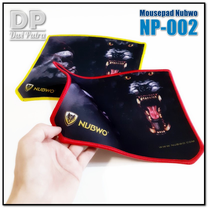 MOUSEPAD NUBWO NP SERIES - STANDARD SIZE // GAMING KANTOR MURAH ANTISLIP ALAS RUBBER PINGGIR OBRAS