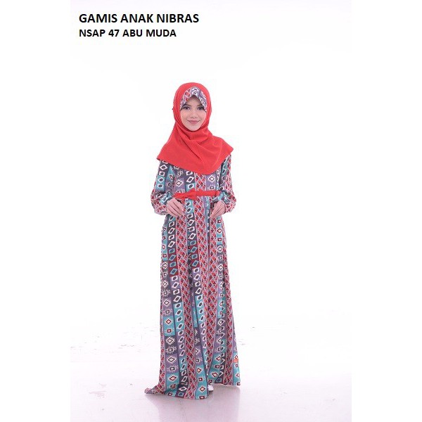 PROMO SETELAN GAMIS ANAK NIBRAS NSAP 47 / GAMIS ANAK MOTIF CANTIK / ORIGINAL NIBRAS 100%