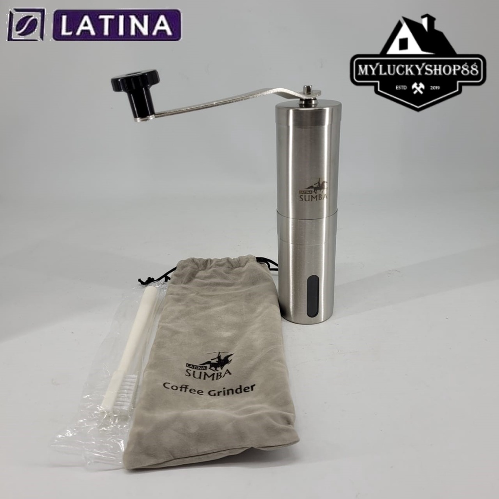 Latina Sumba V7 Coffee Grinder Alat Penggiling Giling Biji Kopi Manual