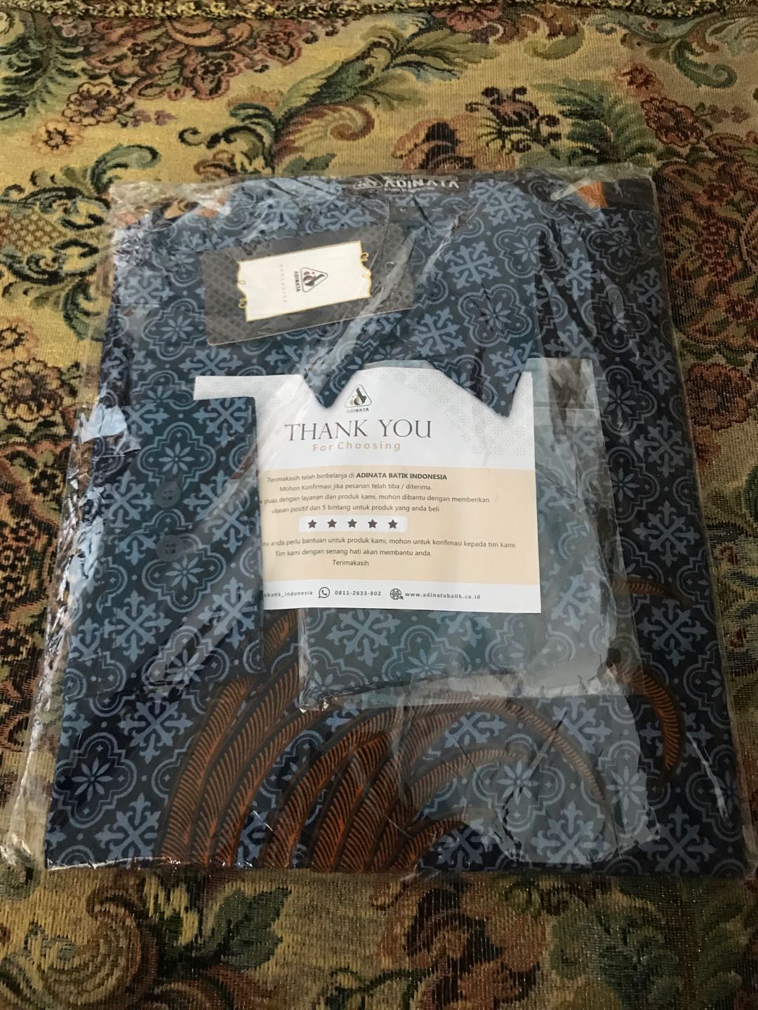 Hem Panjang Adinata Batik Jordan Jacklyn