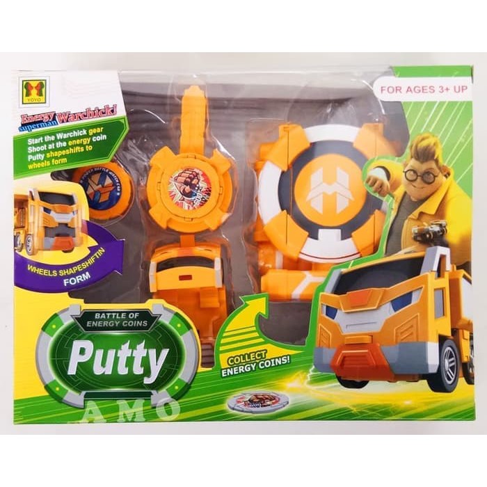 ik298 JAM TANGAN MOBIL WATCH CAR PUTTY