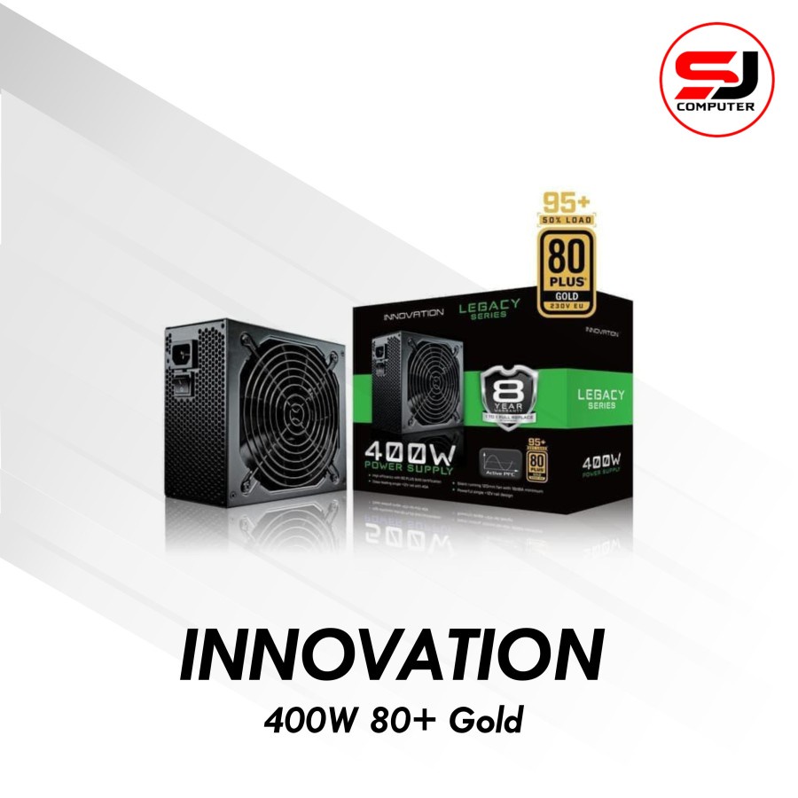 Power Supply PSU Innovation Legacy 400W 400 W 80plus 80 Plus + Gold