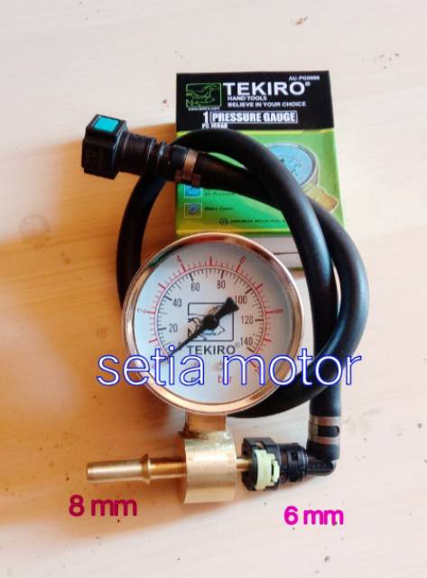 FUELPUMP TESTER alat ukur tekanan bahan bakar motor injeksi universal