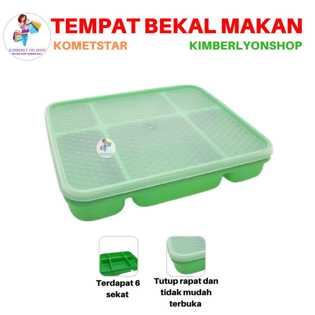 Tempat Makan Rantang Catering Segi Lunch Box Rantang Executive KOMET