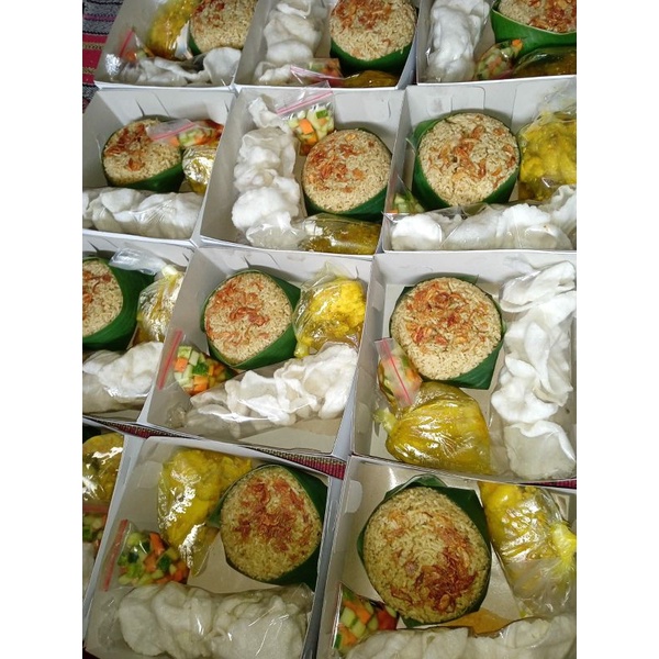 nasi box kebuli ayam porsi besar+ayam gerebek