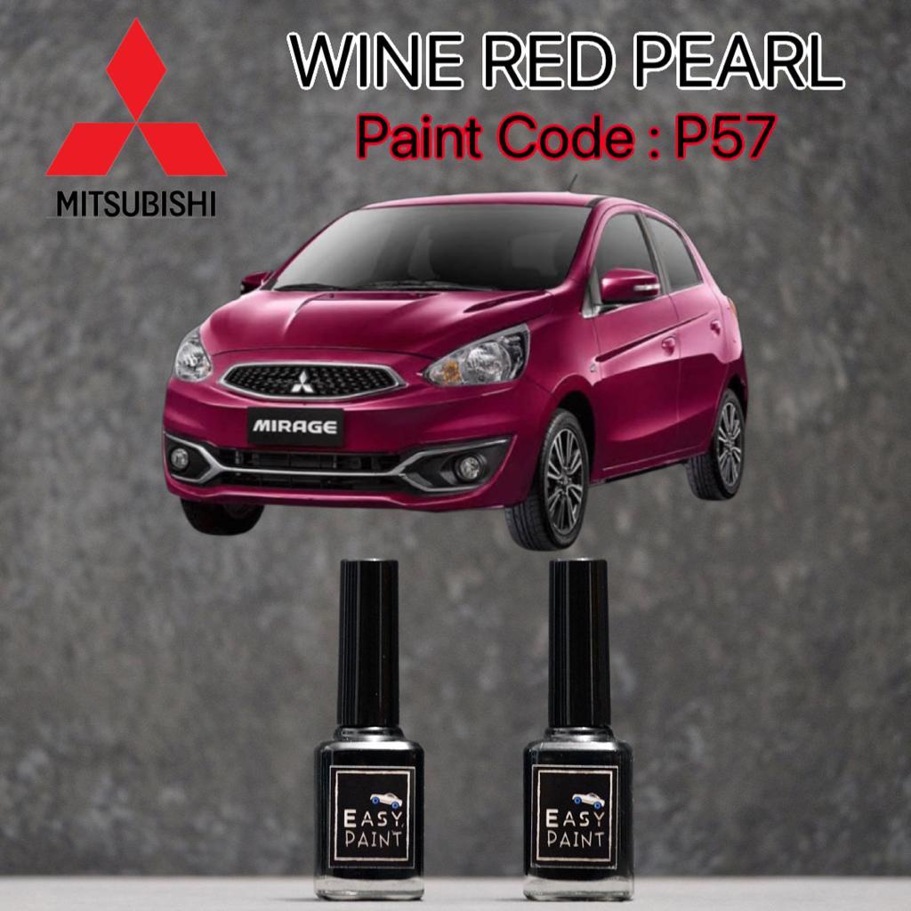 Cat Oles Mobil Wine Red Pearl P57 Mitsubishi Mirage Merah Ungu Metalik