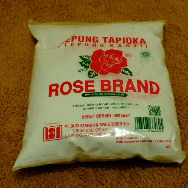 

Tepung Tapioka / Tepung Kanji Rose Brand 500gram