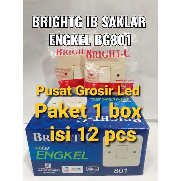 Paket 12 pcs Saklar Engkel Ib Bright-G