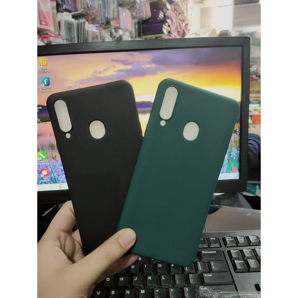 TPU MACARON Samsung A20s A207F 6.5 Inchi Softcase Silicon Candy Anti Noda No Logo Full Cover