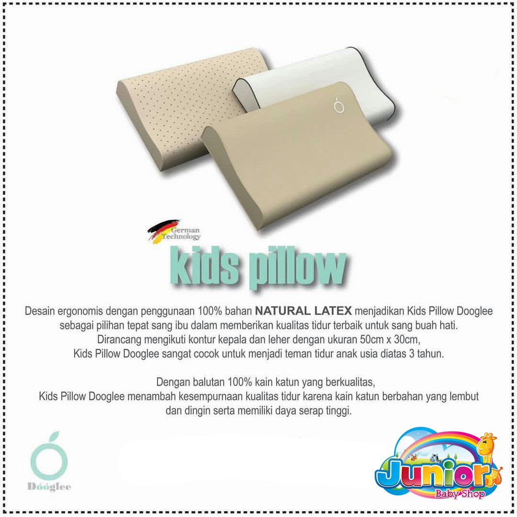 Dooglee Kids Pillow - Bantal Anak-anak