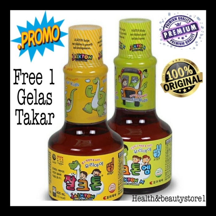 

Jalkton (Step 2) multivitamin Untuk Penambah Tinggi Badan Anak