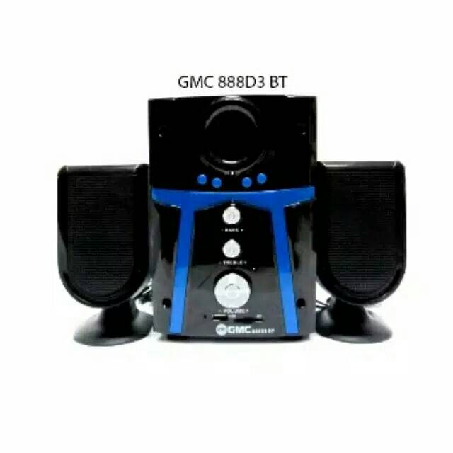 SPEAKER BLUETOOTH PORTABLE GMC 888 D3 BT D2 /SALON AKTIF SUPER BASS USB REMOTE SPEKER WIRELESS