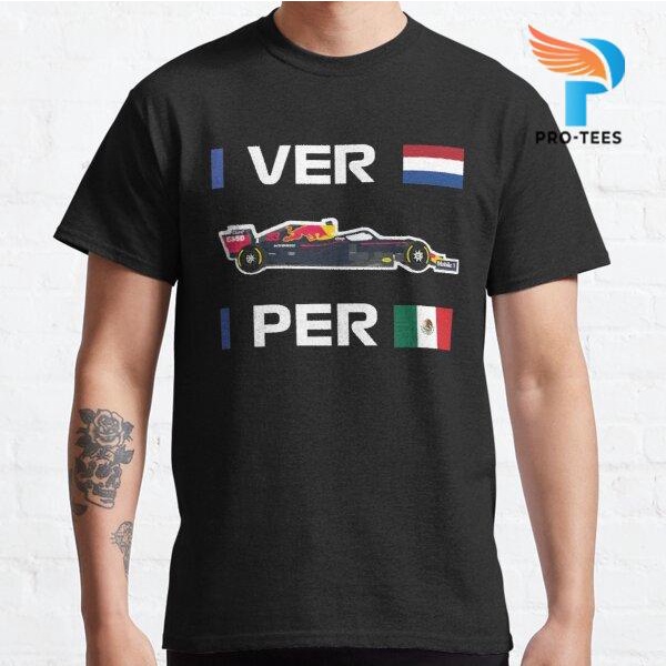 Kaos Baju Honda F1 team Max Verstappen Sergio Perez RB16B 2021 Red Racing Bull #347