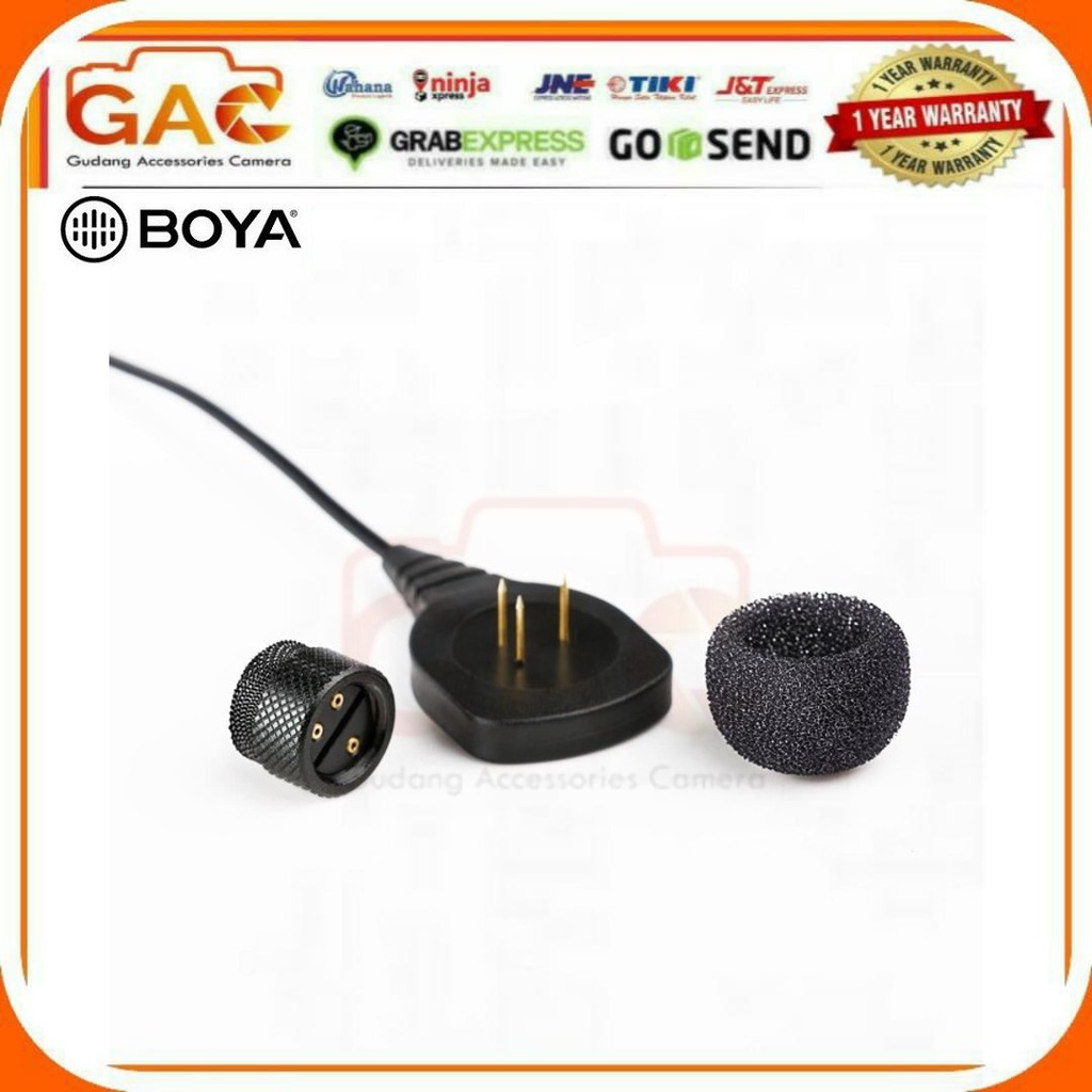 BOYA BY-HLM1 Hidden Wearable Omni-Directional Lapel Pin Microphone