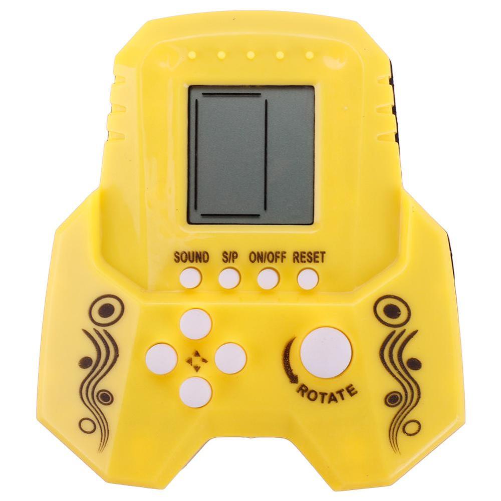 Timekey N2V7 Mainan Game Tetris Klasik Elektronik Vintage Model Genggam Dengan Layar LCD