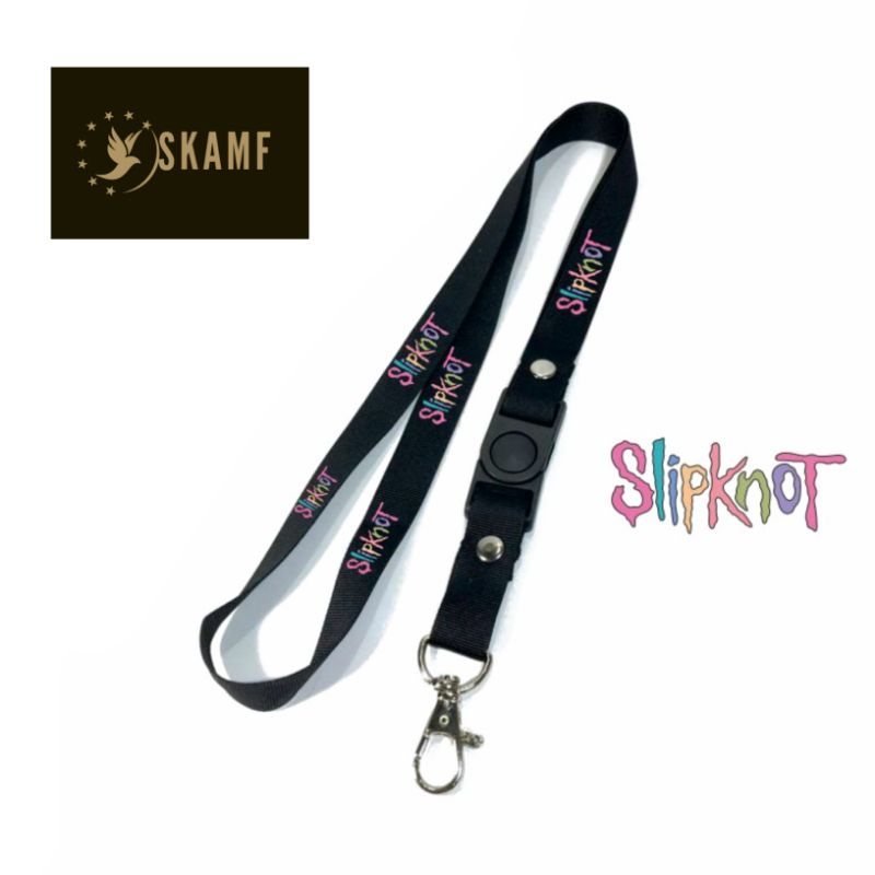 

Lanyard SLIPKNOT tali lanyard BAND gantungan kunci name tag id card kartu nama / lanyard podss vapee SLIPKNOT gantungan / bisa cod lanyard best seller lanyard hitam lanyard murah / oring lengkap
