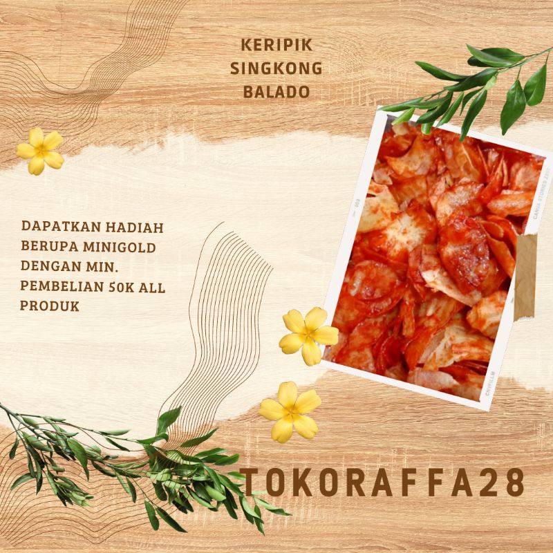 

keripik singkong balado lengket / keripik singkong 100gram /keripik singkong enak