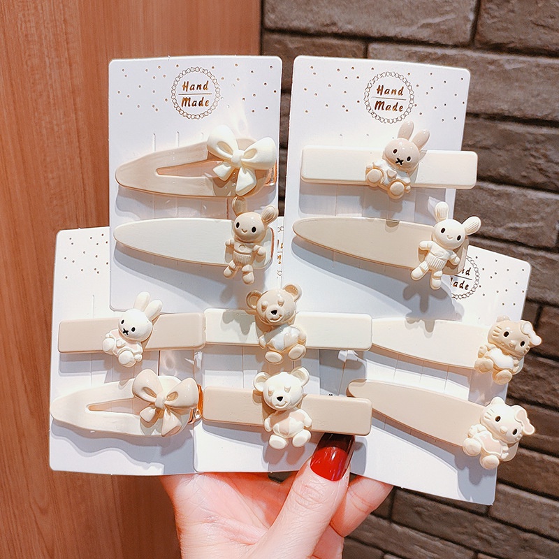 [Cocobaby Jakarta] Jepit Rambut Anak Perempuan Motif Karakter Berbagai Karakter Import Murah