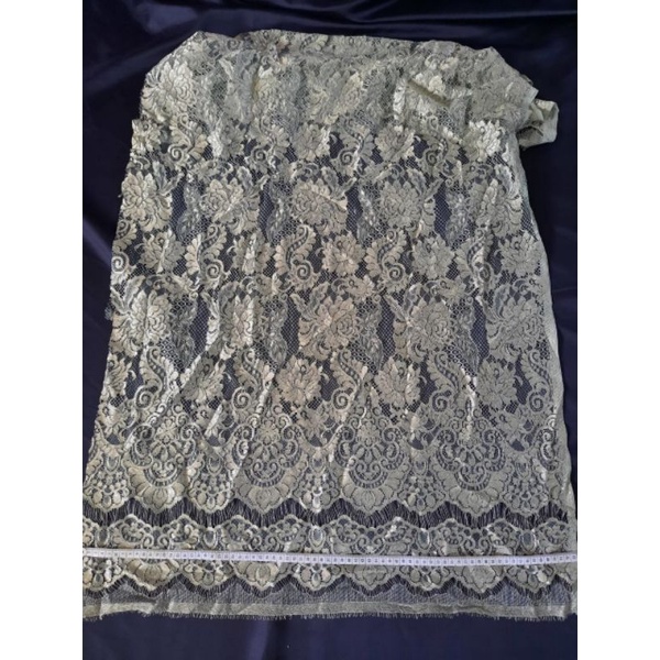 kain brukat semi sisa potongan langsung dari pabrik