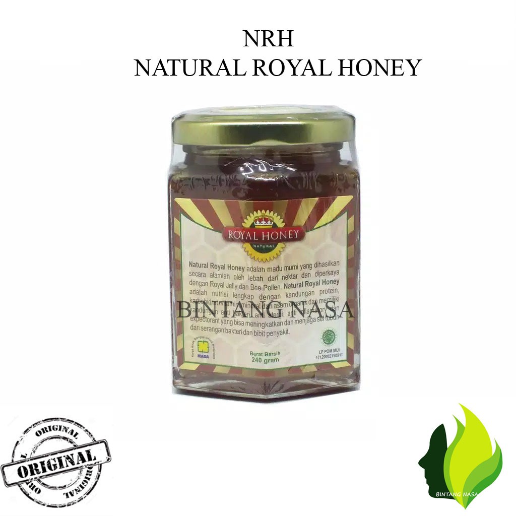 

NATURAL ROYAL HONEY - NRH (MADU HITAM NASA) 240GR ORIGINAL NASA HERBAL