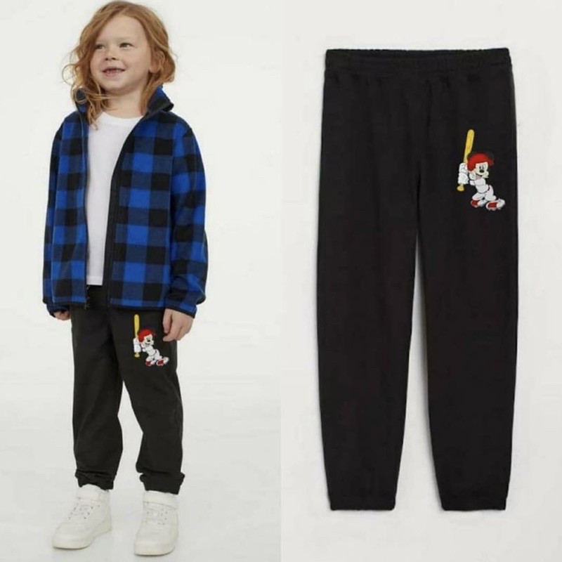 HM Jogger Pants Boys Girls Unisex Celana Anak Branded ORI Mickey