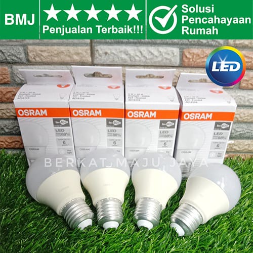 OSRAM LAMPU LED 12W 7W DAN 5W SINAR PUTIH. OSRAM BULB LED 12W. LAMPU LED OSRAM. LAMPU LED GARANSI. L