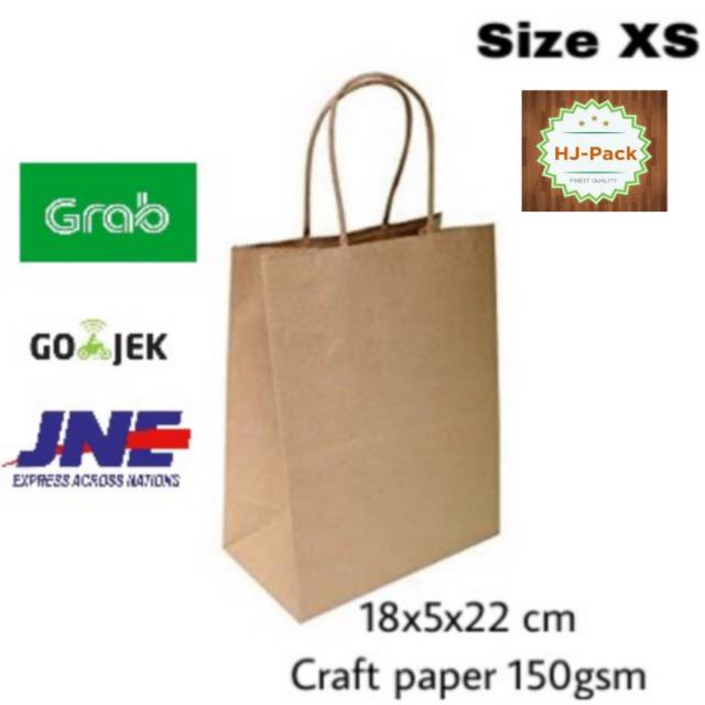 

Paperbag coklat polos ukuran 18x5x22 goodiebag polos 18x5x22 MINIMAL ORDER 20pcs dan kelipatan 20