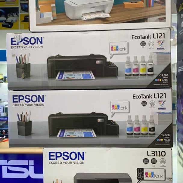 PRINTER EPSON L121 PENGGANTI EPSON L120 TINTA ORIGINAL GARANSI RESMI