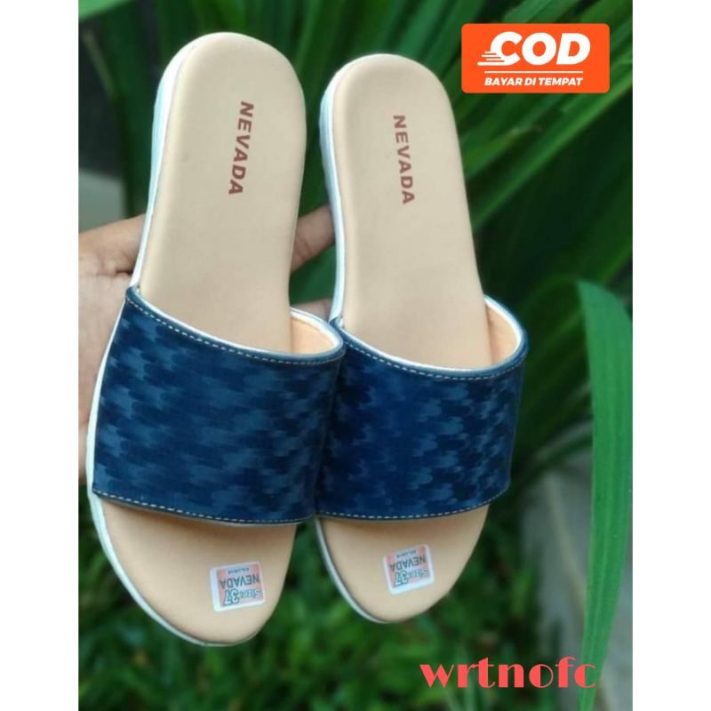 Sandal slop wanita nevada/sandal slop wanita terbaru