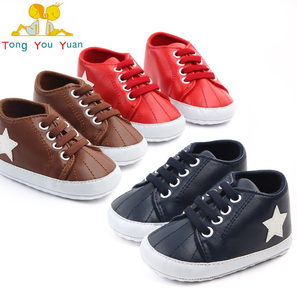 LittleAaron 2219 STAR RUFFI Sepatu Anak Laki Sepatu Bayi Prewalker Shoes 0-18 bulan Import Sport Termurah Sendal Bayi Anak Cewek Cowok