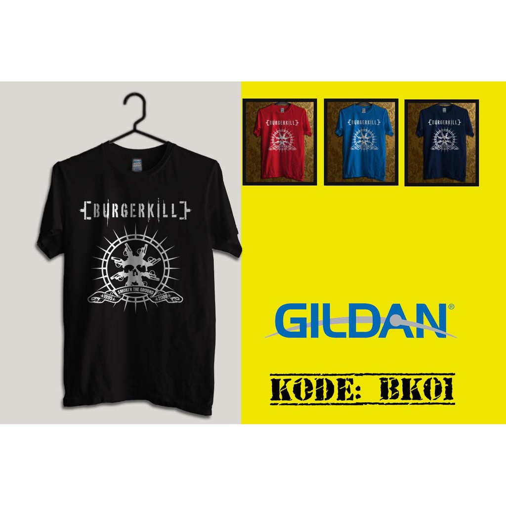 kaos burgerkill original gildan bk01
