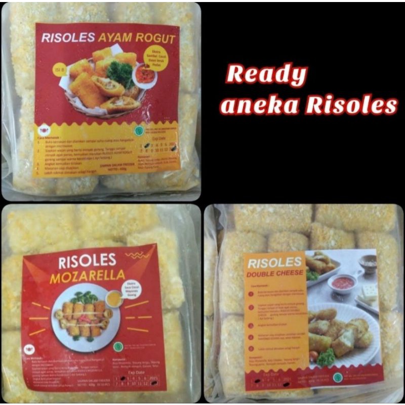 

Frozen Bandung - Risoles Ayam/Risoles Mozarella