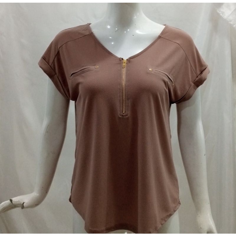 Blouse Sleeveles Casual Branded Sisa Export Termurah