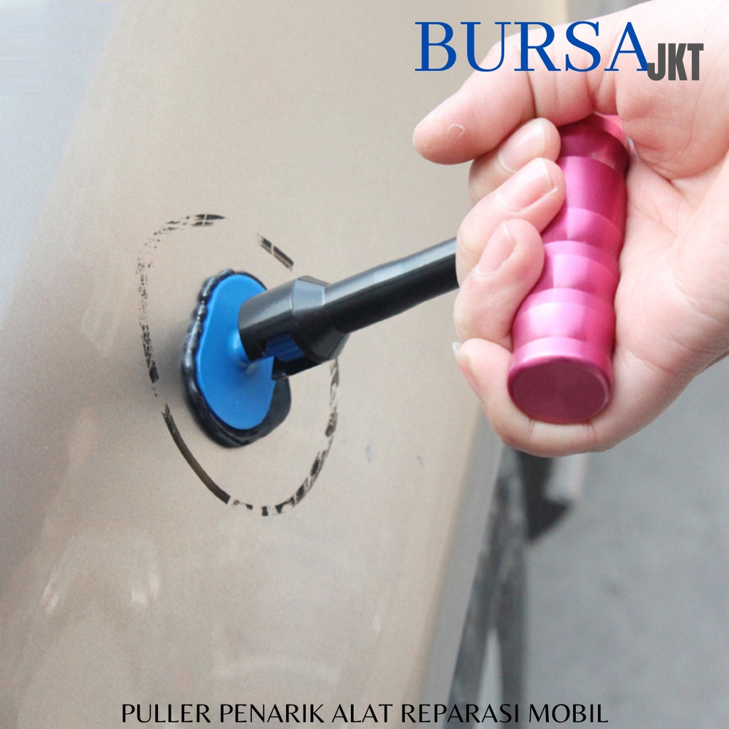 PULLER T PENARIK REPARASI PERBAIKAN PENYOK MOBIL PDR KETOK MAGIC + 4 PC TAB NUT LOGAM