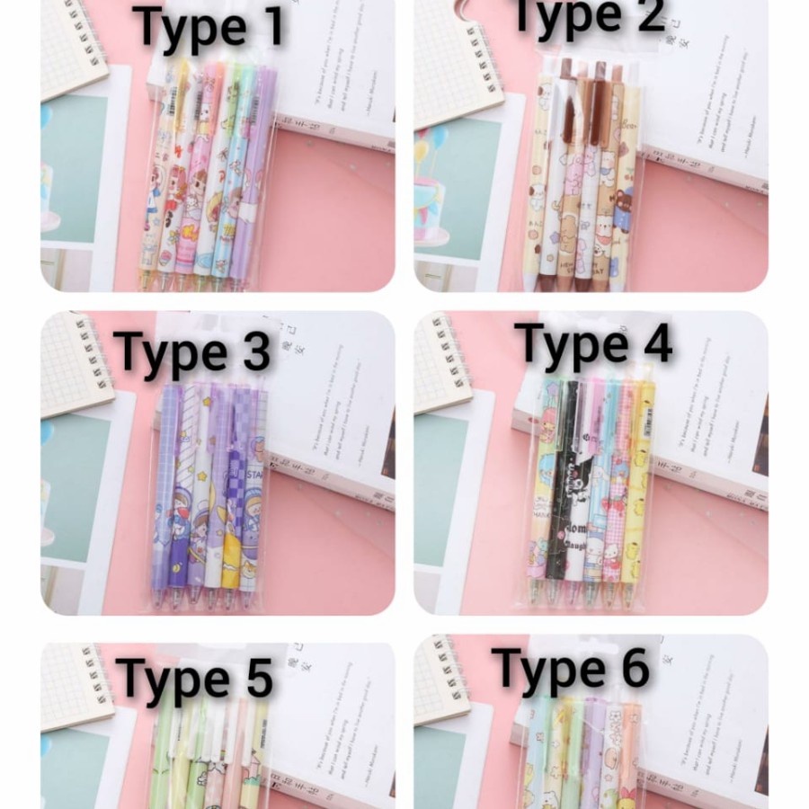 

Pulpen Karakter new perpak isi 6pcs