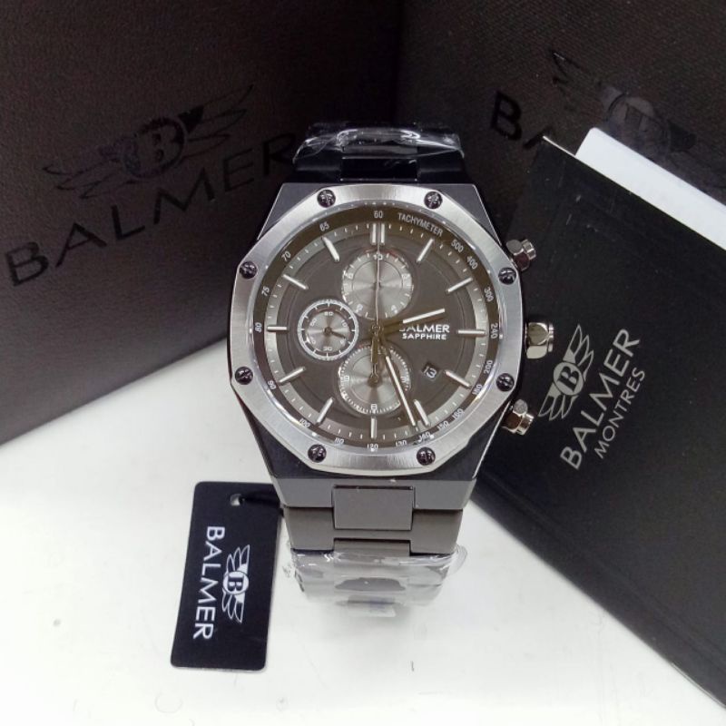 Jam tangan Balmer 8155 Tali Rantai Original Pria