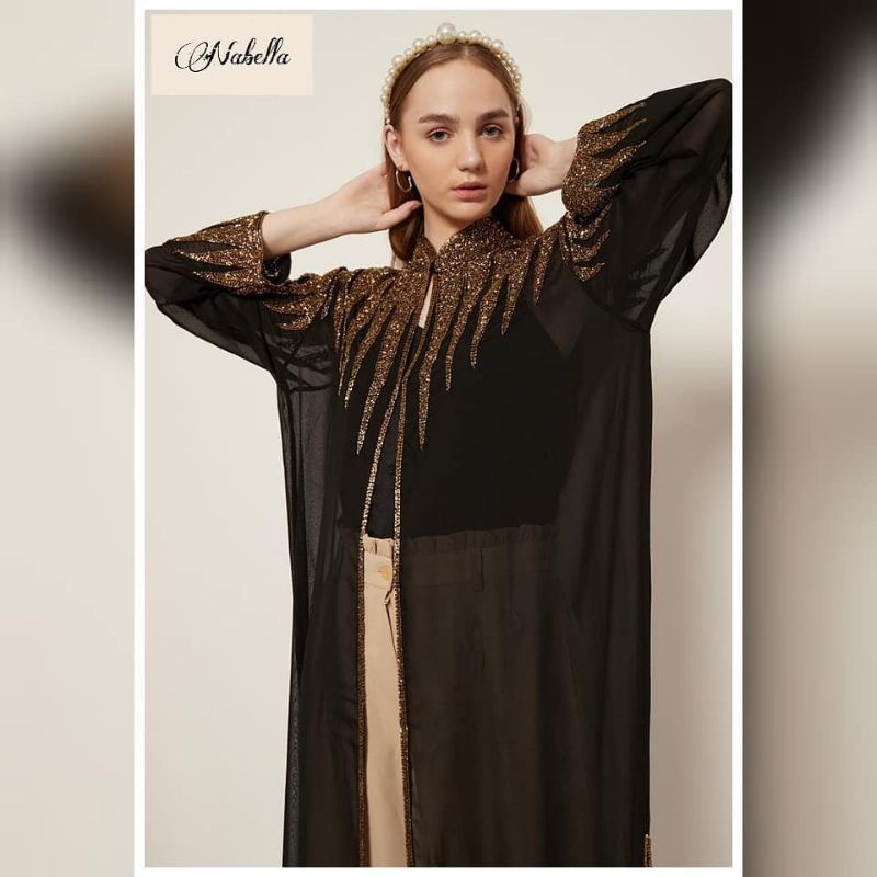 ABAYA DUBAI | OUTER SIFON PAYET MEWAH | ABAYA MEWAH | DRESS MEWAH