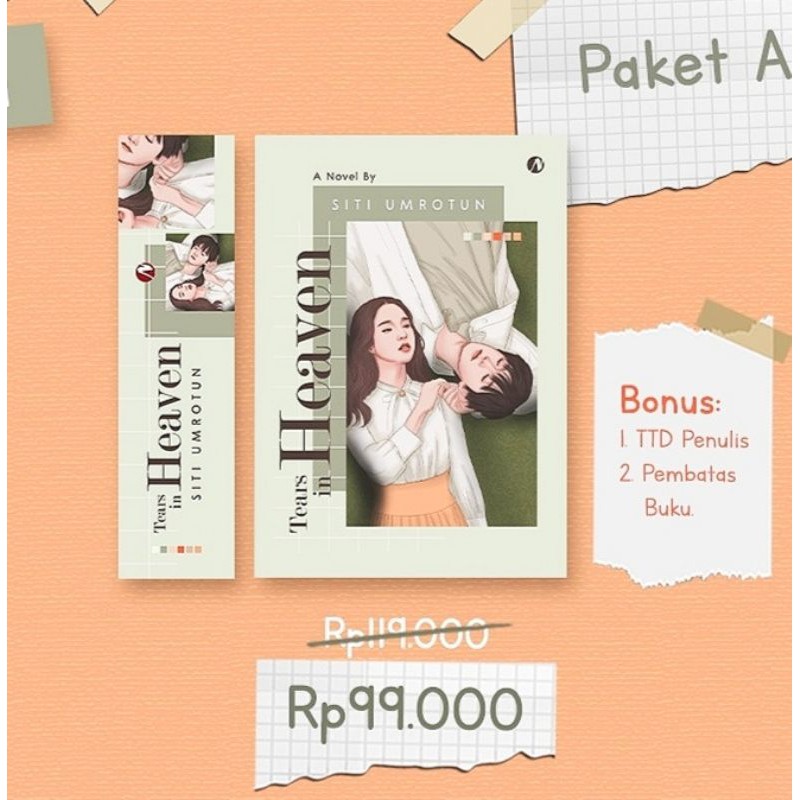 NOVEL TEARS IN HEAVEN - SITI UMROTUN (100% ORIGINAL)