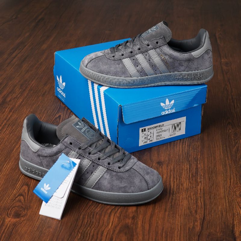 Sepatu Pria Adidas BroomField Grey BNIBWT ( Premium Quality Grade Original 100% Miror)
