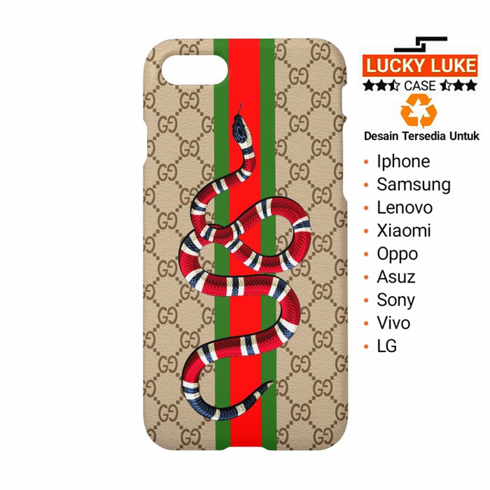 Gucci Snake case Oppo Realmi 2 Pro C1 A3s A71 A83 F3 F5 F7 F9 Find X R7s