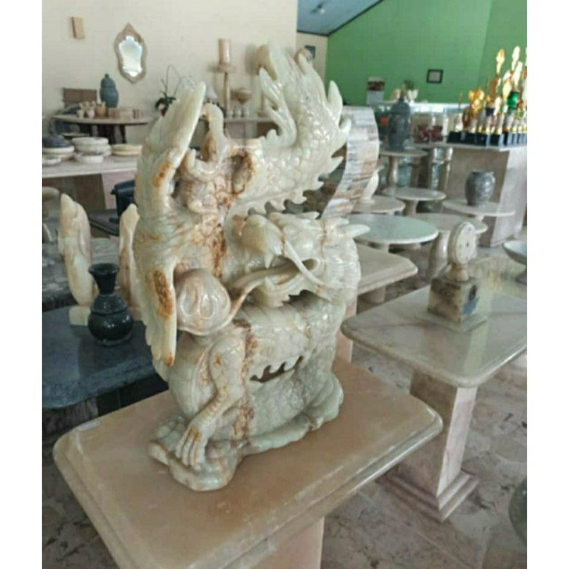 Patung Naga Onyx BESAR